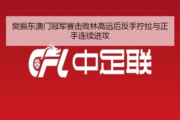 樊振东澳门冠军赛击败林高远后反手拧拉与正手连续进攻